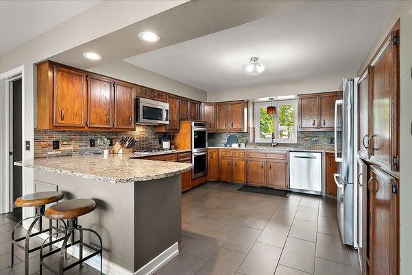 Interior, Kitchen, Recessed Lighting, Stainless Steel Appliances