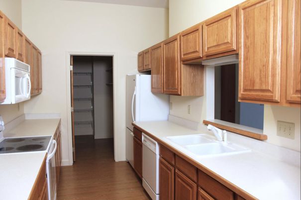 Interior, Kitchen, Wood Texture Flooring