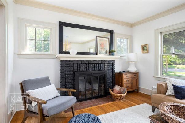 Fireplace, Interior, Wood Texture Flooring