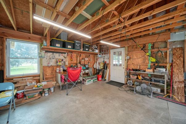 Interior, Stone Walls, Wooden Beams