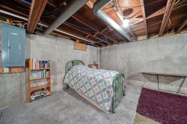 Bedroom, Interior, Wooden Beams, Wooden Ceilings