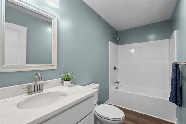 Bathroom, Interior, Wood Texture Flooring