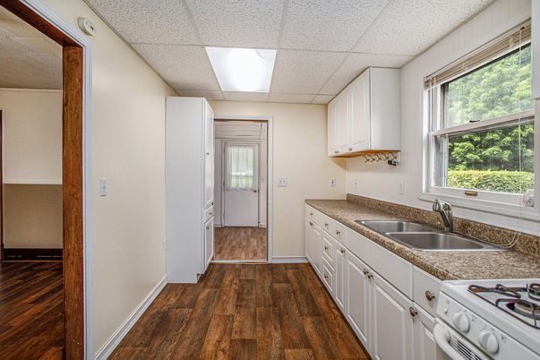 Interior, Kitchen, Wood Texture Flooring
