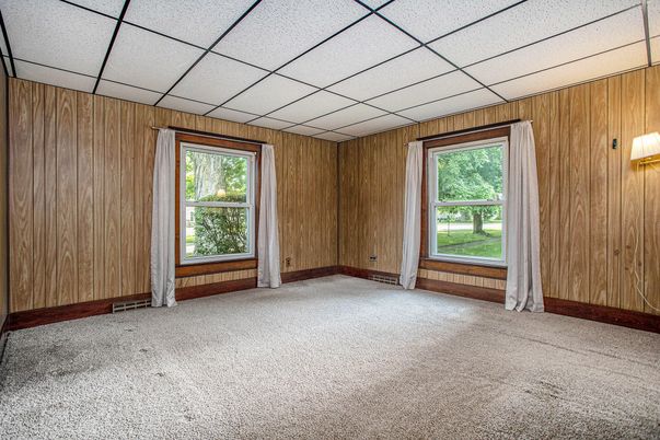 Empty room, Interior, Wooden Walls