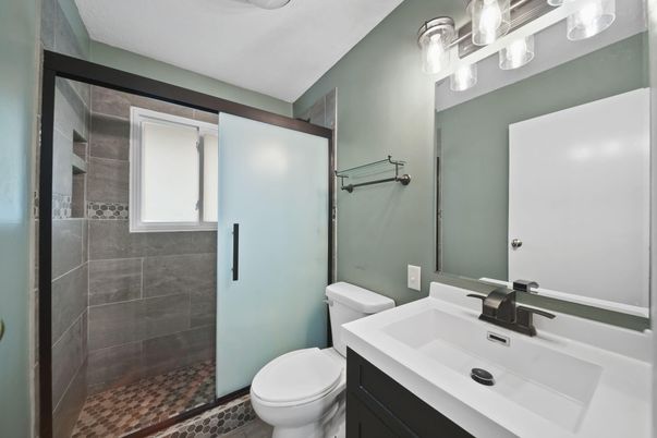 Bathroom, Glass Shower, Interior