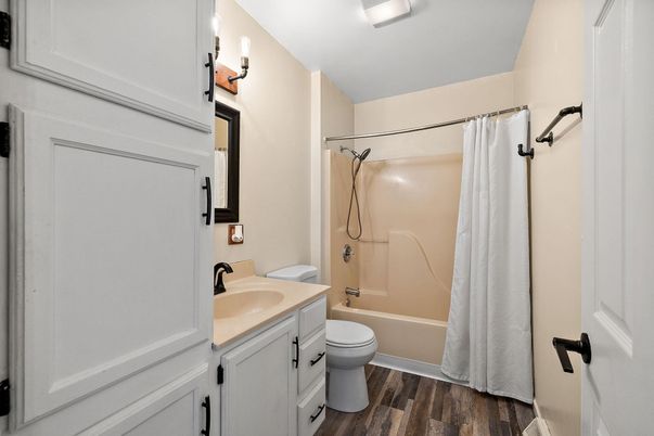Bathroom, Interior, Wood Texture Flooring