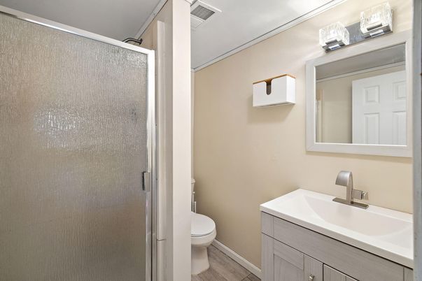 Bathroom, Glass Shower, Interior