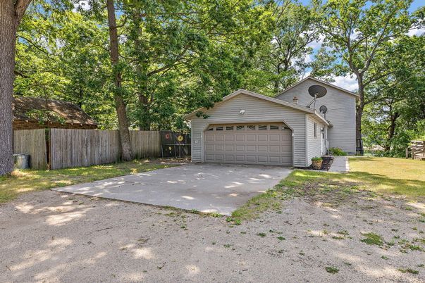 Backyard, Detached Garage, Exterior