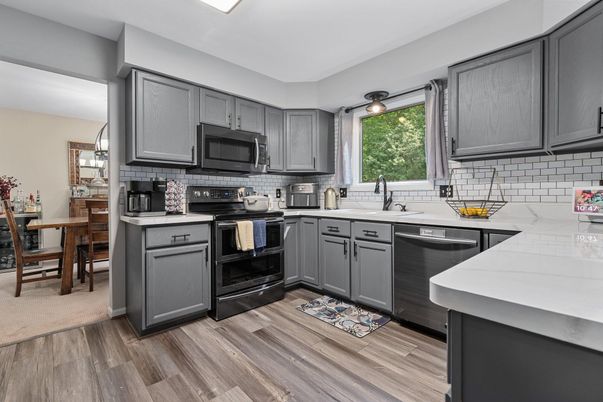 Dining room, Interior, Kitchen, Wood Texture Flooring