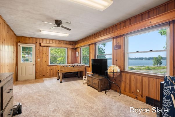 Game Room, Interior, Water, Wooden Walls