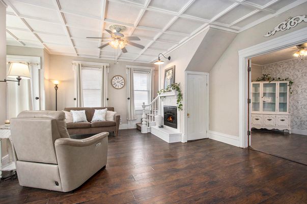 Fireplace, Interior, Living room, Wood Texture Flooring