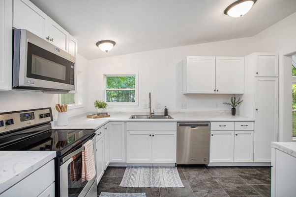 Interior, Kitchen, Stainless Steel Appliances