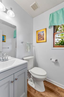 Bathroom, Interior, Wood Texture Flooring