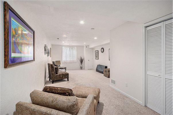 Interior, Living room, Recessed Lighting