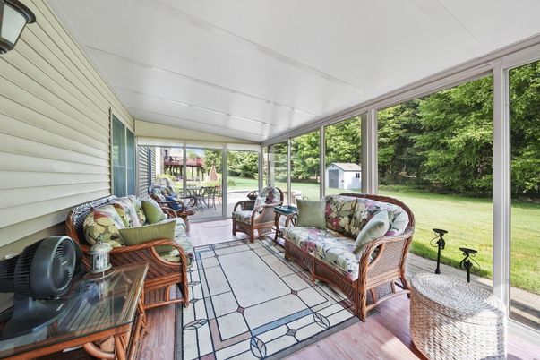 Interior, Living room, Sun Room, Wood Texture Flooring