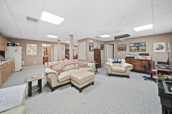 Interior, Living room, Recessed Lighting