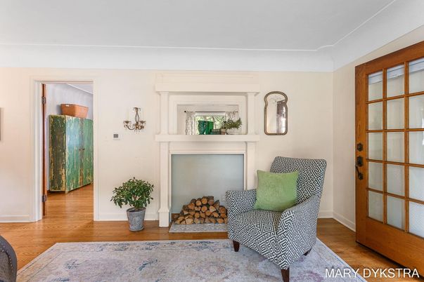 Fireplace, Interior, Wood Texture Flooring