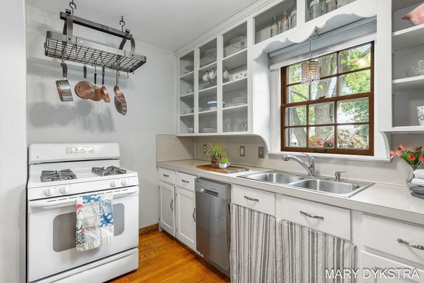 Interior, Kitchen, Wood Texture Flooring