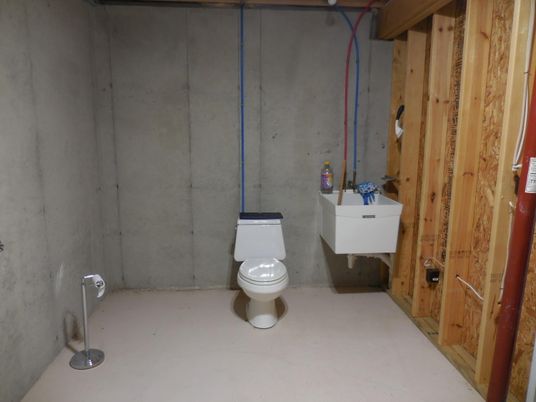 Bathroom, Interior, Wooden Walls