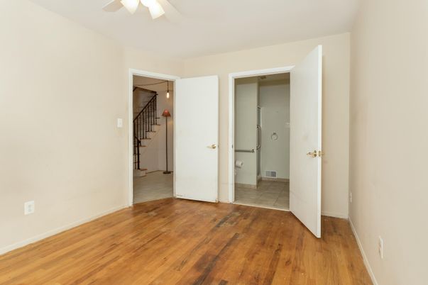 Bathroom, Empty room, Interior, Wood Texture Flooring
