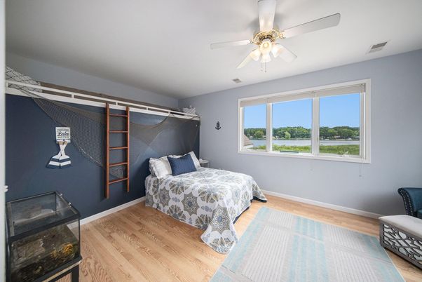 Bedroom, Interior, Wood Texture Flooring