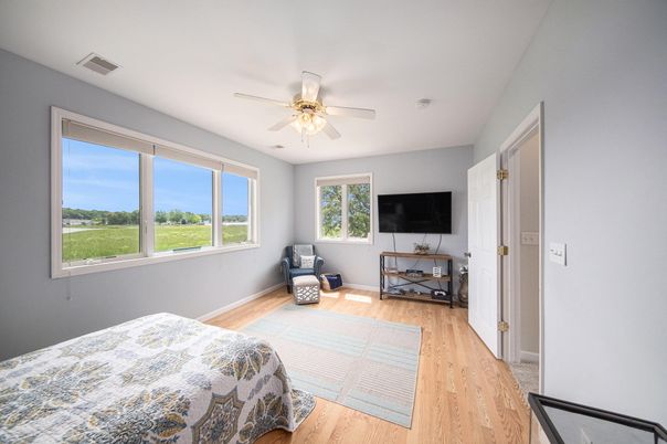 Bedroom, Interior, Wood Texture Flooring