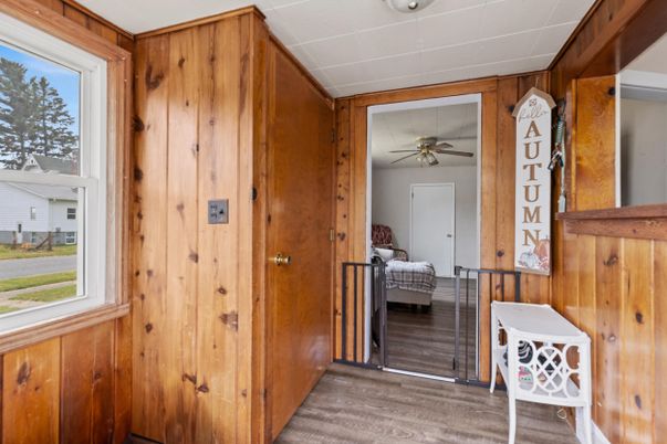 Bedroom, Interior, Wood Texture Flooring, Wooden Walls