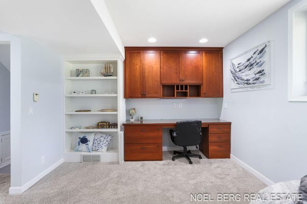 Home Office, Interior, Recessed Lighting