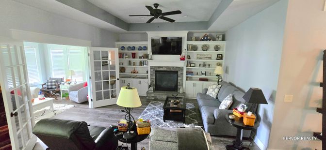 Fireplace, Interior, Living room, Wood Texture Flooring