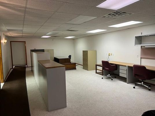 Home Office, Interior, Recessed Lighting