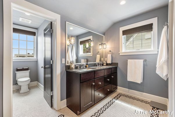 Bathroom, Interior, Recessed Lighting