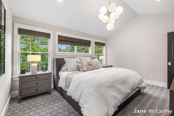 Bedroom, Interior, Pendant Lights, Recessed Lighting