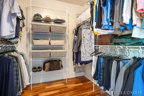 Interior, Walk-in Closets, Wood Texture Flooring