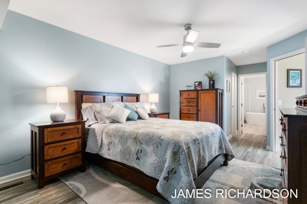 Bedroom, Interior, Wood Texture Flooring