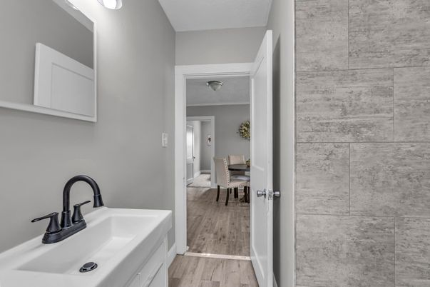 Bathroom, Interior, Wood Texture Flooring