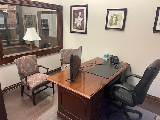 Home Office, Interior, Wood Texture Flooring