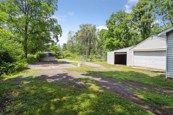 Backyard, Detached Garage, Exterior