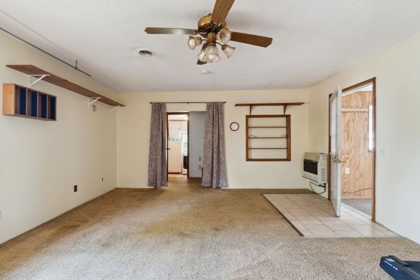 Empty room, Fireplace, Interior