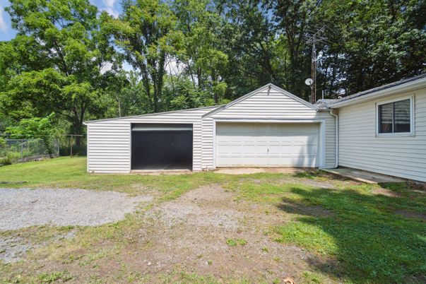 Backyard, Detached Garage, Exterior