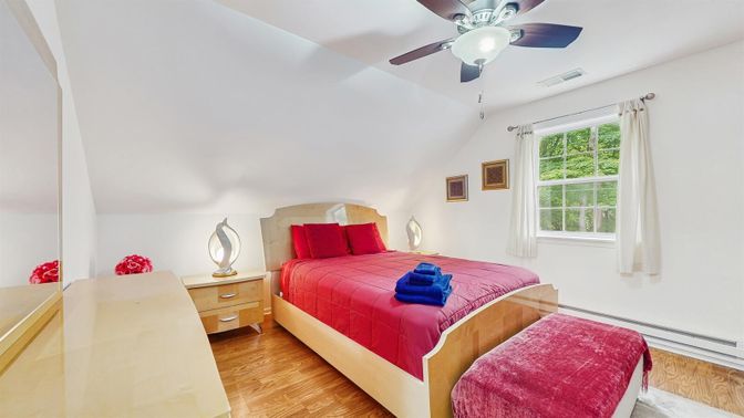 Bedroom, Interior, Wood Texture Flooring
