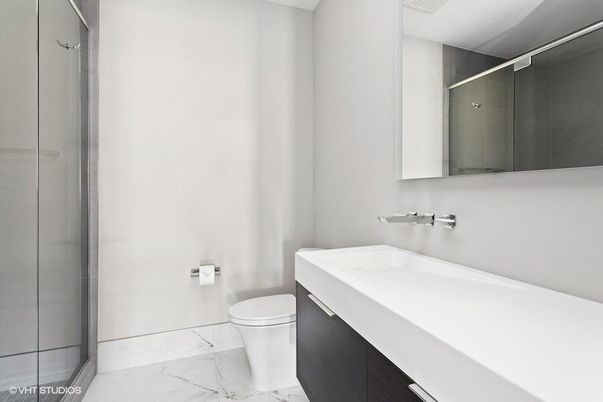 Bathroom, Glass Shower, Interior, Marble