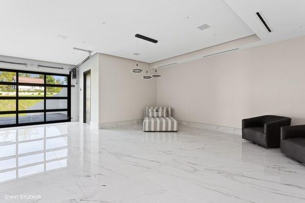 Empty room, Interior, Marble, Pendant Lights
