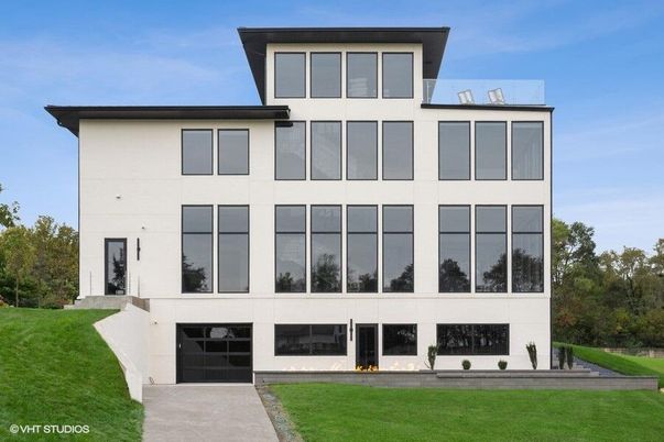 Attached, Exterior, Facade, Modern