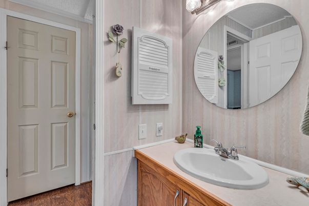 Bathroom, Interior, Wood Texture Flooring