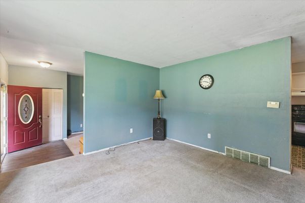 Empty room, Interior, Washer, Wood Texture Flooring