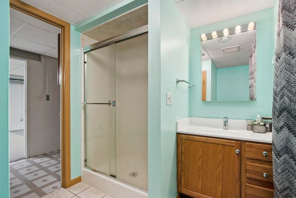 Bathroom, Glass Shower, Interior