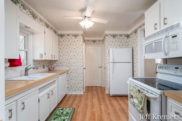 Interior, Kitchen, Wood Texture Flooring