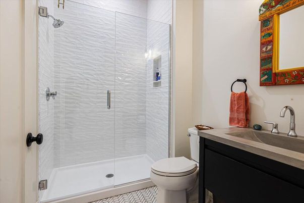Bathroom, Glass Shower, Interior