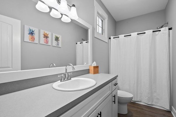Bathroom, Interior, Wood Texture Flooring