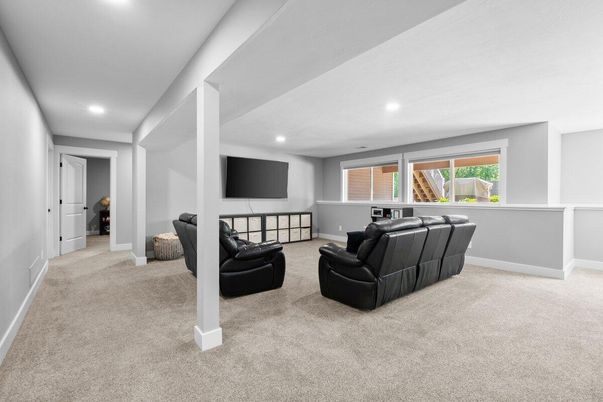 Interior, Living room, Recessed Lighting